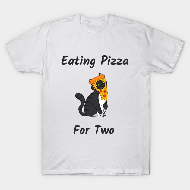 Pizza cat T-Shirt by Screamingcat